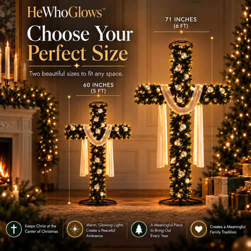 HeWhoGlows™ Christmas Cross Tree