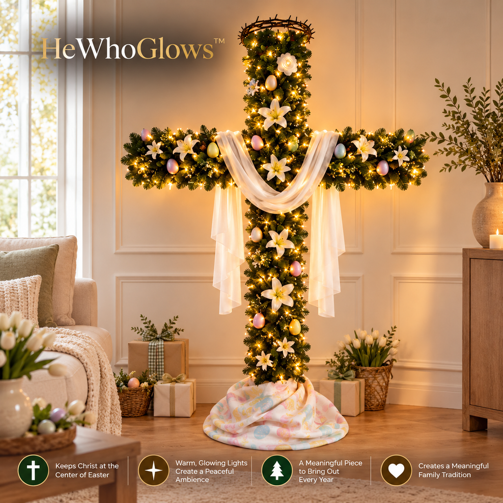 HeWhoGlows™ Christmas Cross Tree