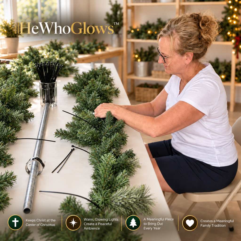 HeWhoGlows™ Christmas Cross Tree
